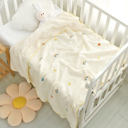 Doudou Blanket Baby Blanket Crepe Newborn Soothing Blanket