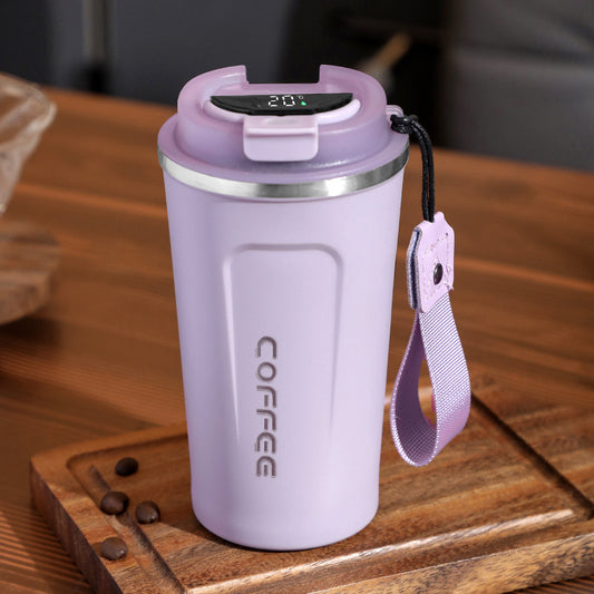 Smart Coffee Cup Stainless Steel Portable Vacuum Cup