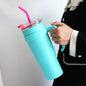 Stainless Steel Large Capacity Handle Car Vacuum Cup